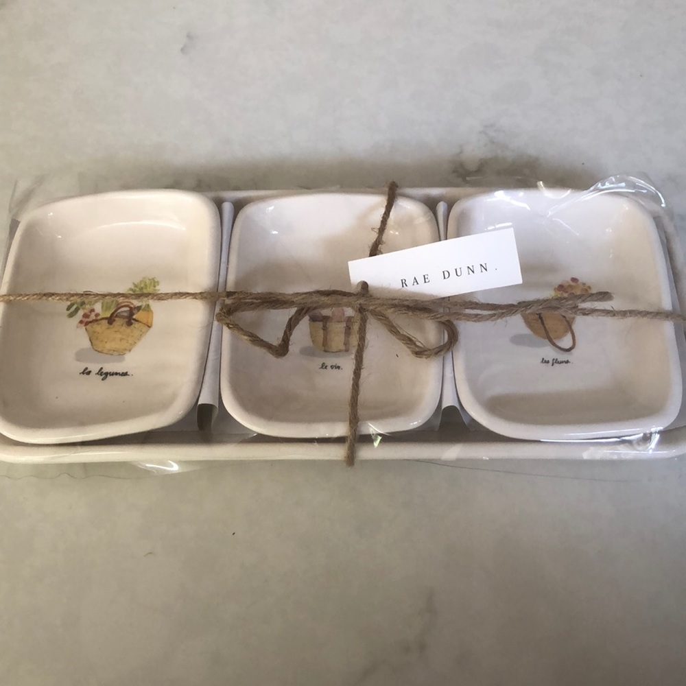 Rae Dunn Collection appetizer trays